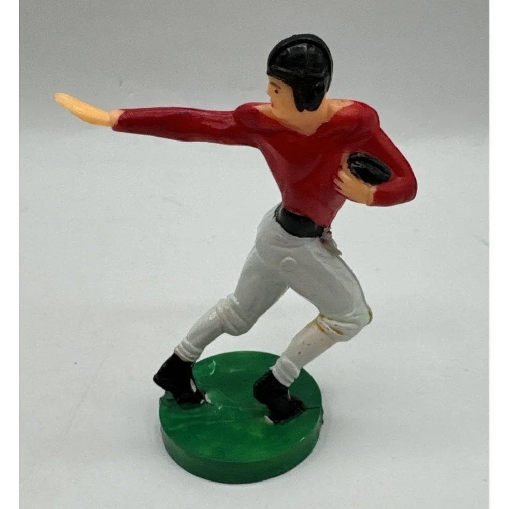 Vintage Bakery Crafts Figures Football Players‎ Cake Cupcake Toppers Decorations
